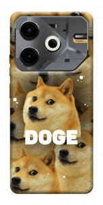 Чохол Doge pattern для TECNO Pova 6 Neo (LI6)