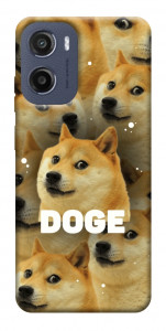 Чехол Doge pattern для Motorola Moto E15