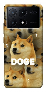 Чохол Doge pattern для Xiaomi Poco X6 Pro
