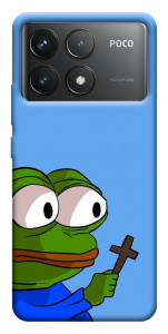 Чехол Pepe frog для Xiaomi Poco F6 Pro