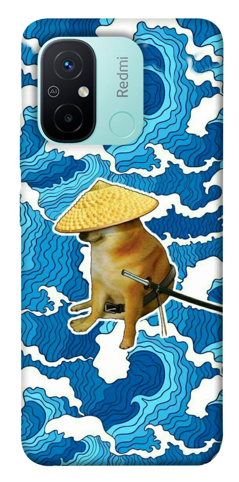 Чехол Sad dog samurai для Xiaomi Redmi 12C