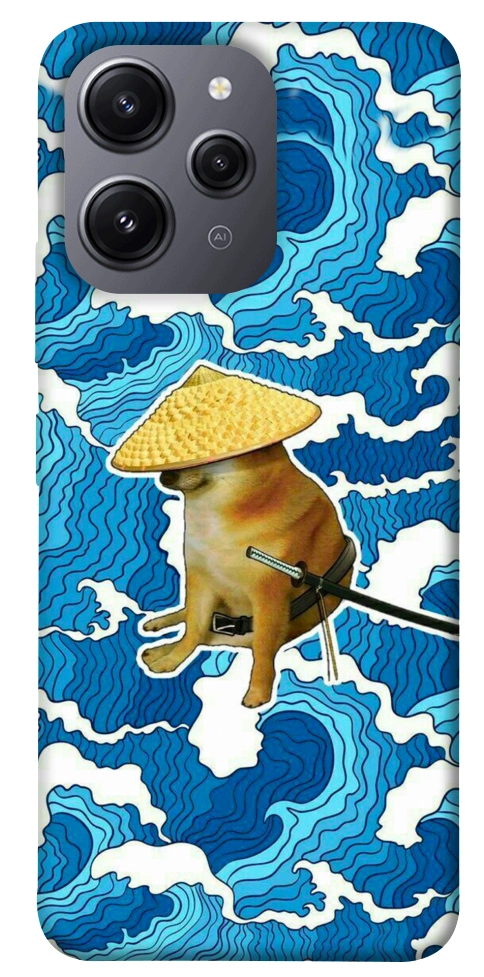 Чехол Sad dog samurai для Xiaomi Redmi 12
