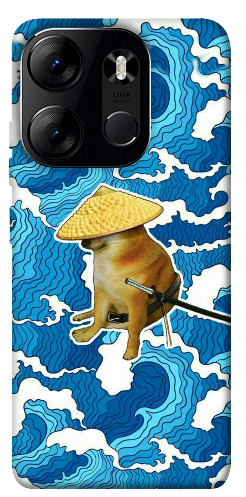 Чехол Sad dog samurai для Tecno Spark Go 2023