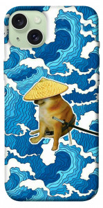 Чохол Sad dog samurai для iPhone 15 Plus