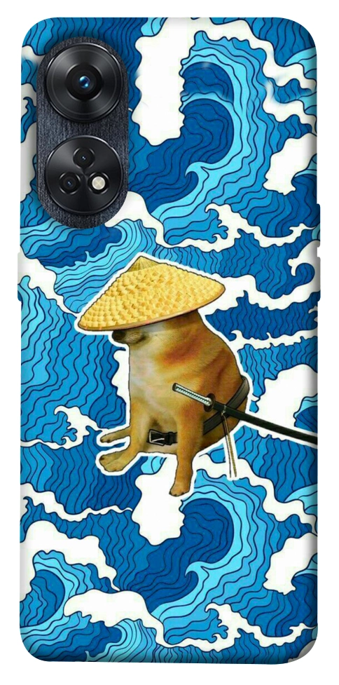 Чохол Sad dog samurai для Oppo Reno 8 T 4G