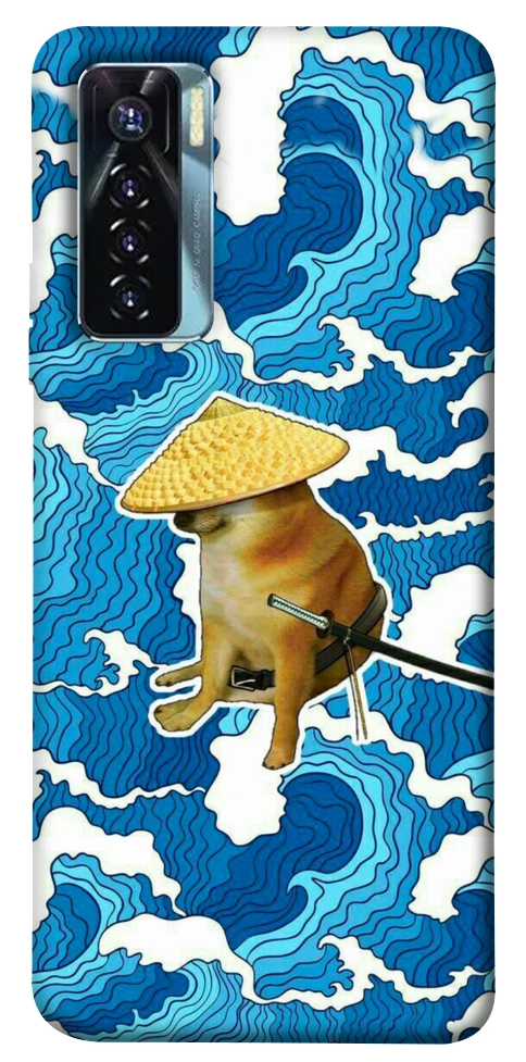 Чохол Sad dog samurai для TECNO Camon 17 Pro