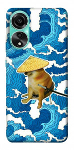 Чохол Sad dog samurai для Oppo A78 4G