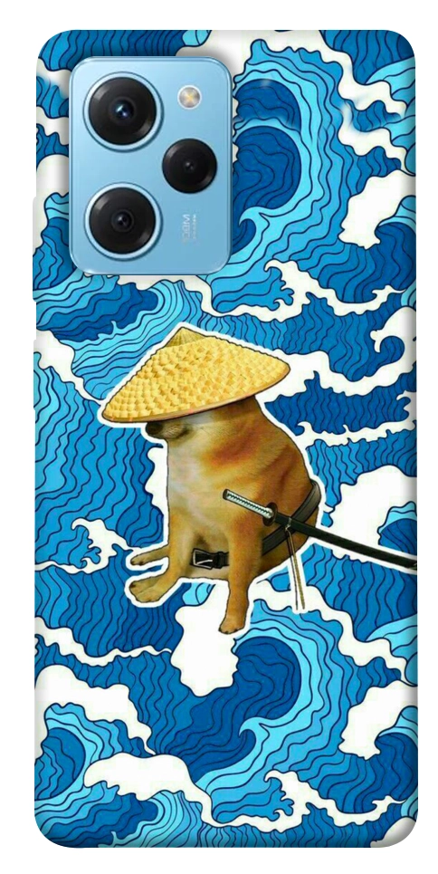 Чехол Sad dog samurai для Xiaomi Poco X5 Pro 5G