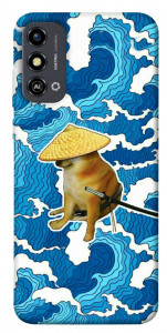 Чехол Sad dog samurai для ZTE Blade A53