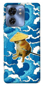 Чехол Sad dog samurai для Motorola Edge 40