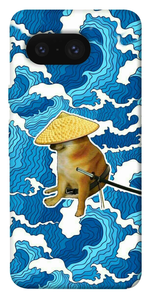 Чехол Sad dog samurai для Google Pixel 8