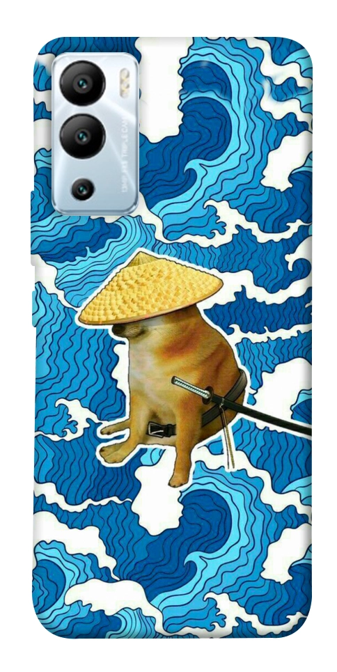 Чохол Sad dog samurai для Infinix Hot 12i
