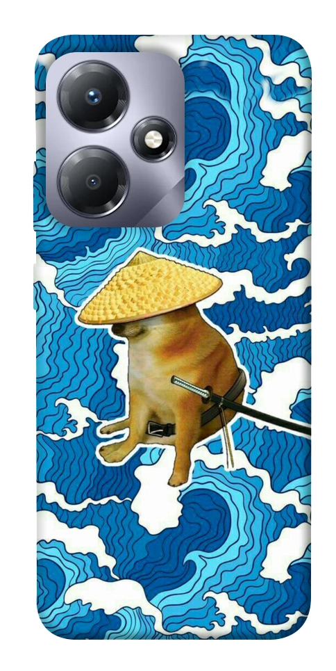 Чохол Sad dog samurai для Infinix Hot 30i