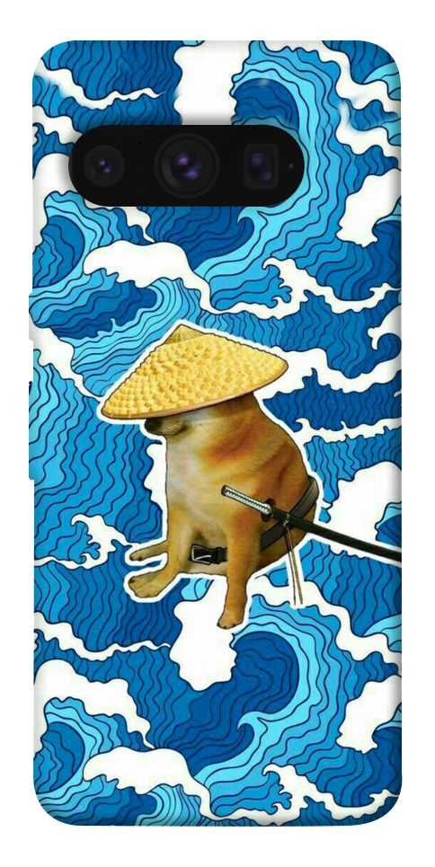 Чехол Sad dog samurai для Google Pixel 8 Pro