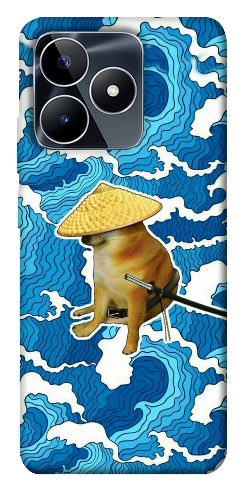 Чехол Sad dog samurai для Realme C53