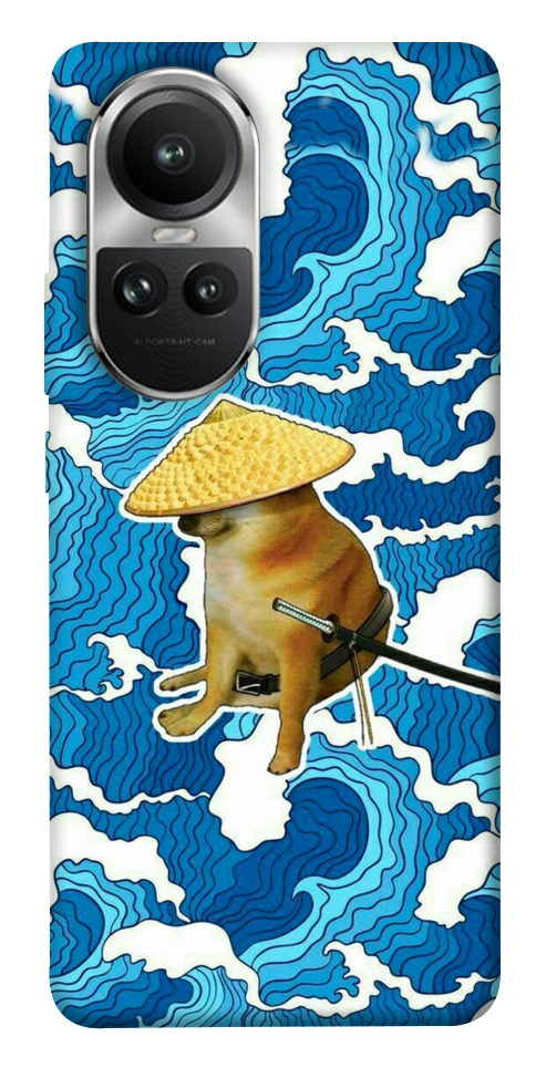 Чохол Sad dog samurai для Oppo Reno 10