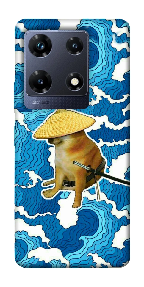 Чехол Sad dog samurai для Infinix Note 30 Pro NFC