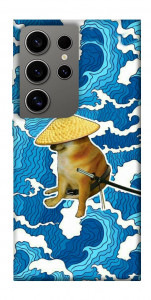 Чехол Sad dog samurai для Galaxy S24 Ultra