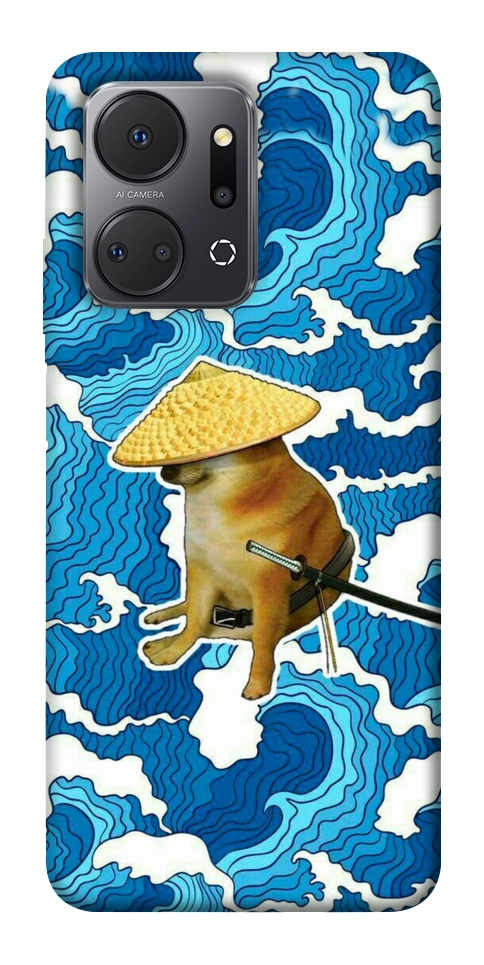 Чохол Sad dog samurai для Huawei Honor X7a