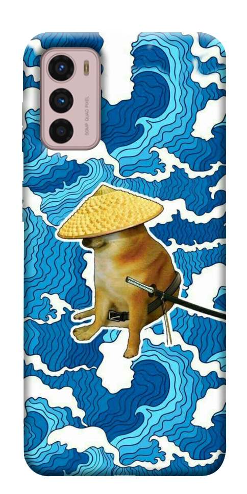 Чохол Sad dog samurai для Motorola Moto G42