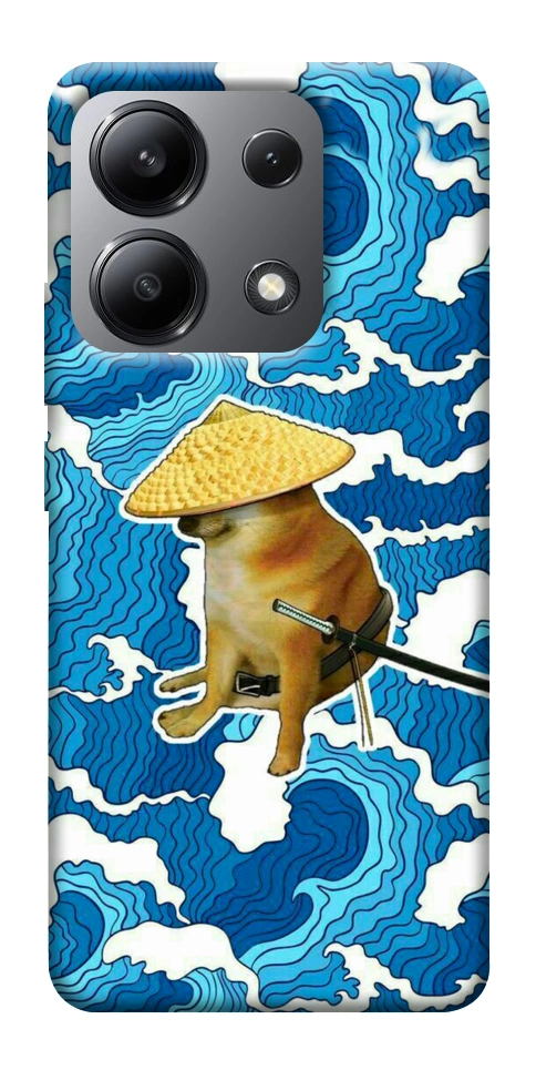 Чохол Sad dog samurai для Xiaomi Redmi Note 13 4G