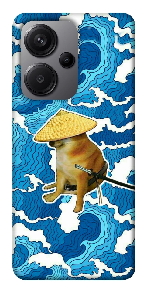 Чохол Sad dog samurai для Xiaomi Redmi Note 13 Pro+
