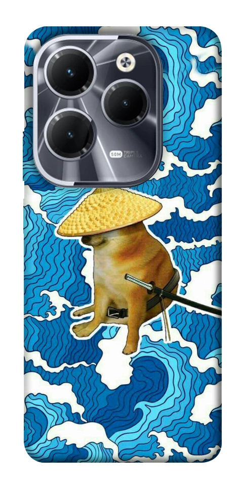 Чохол Sad dog samurai для Infinix Hot 40