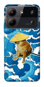 Чохол Sad dog samurai для ZTE Blade A54 4G