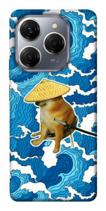 Чохол Sad dog samurai для TECNO Spark 20 Pro