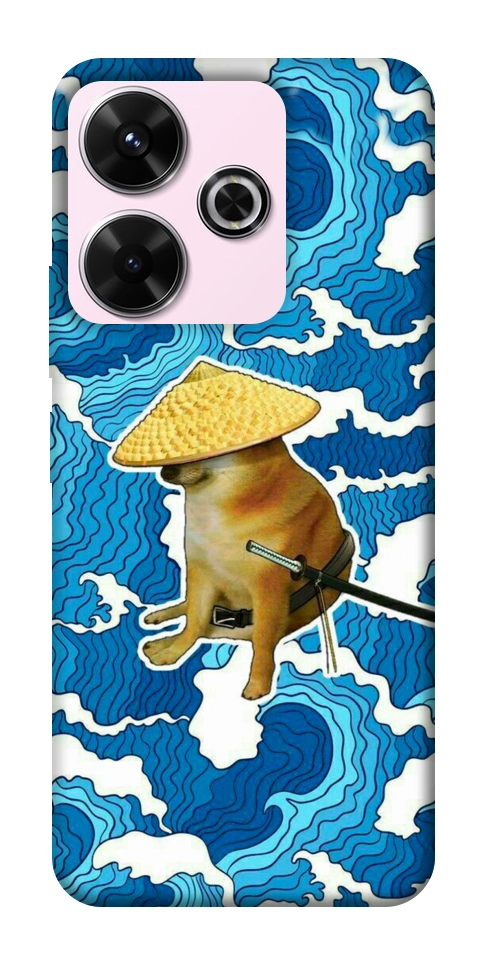 Чохол Sad dog samurai для Xiaomi Redmi 13 4G