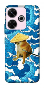 Чехол Sad dog samurai для Xiaomi Redmi 13 4G