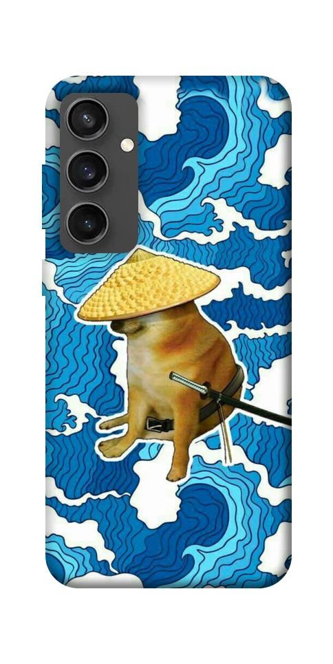 Чехол Sad dog samurai для Galaxy S24 FE