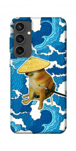 Чехол Sad dog samurai для Galaxy S24 FE