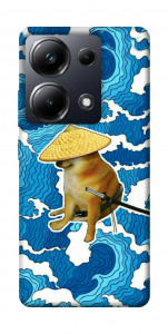 Чехол Sad dog samurai для Xiaomi Poco M6 Pro 4G