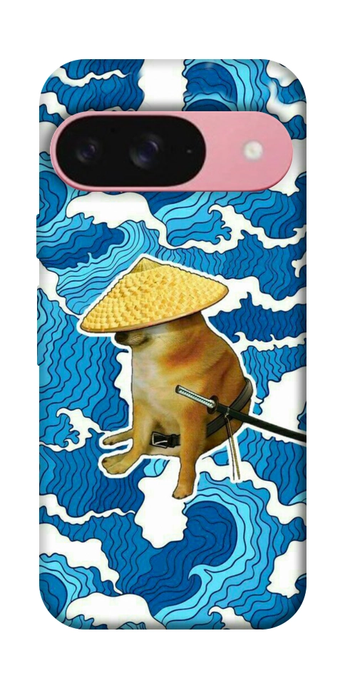 Чохол Sad dog samurai для Google Pixel 9