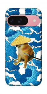 Чехол Sad dog samurai для Google Pixel 9