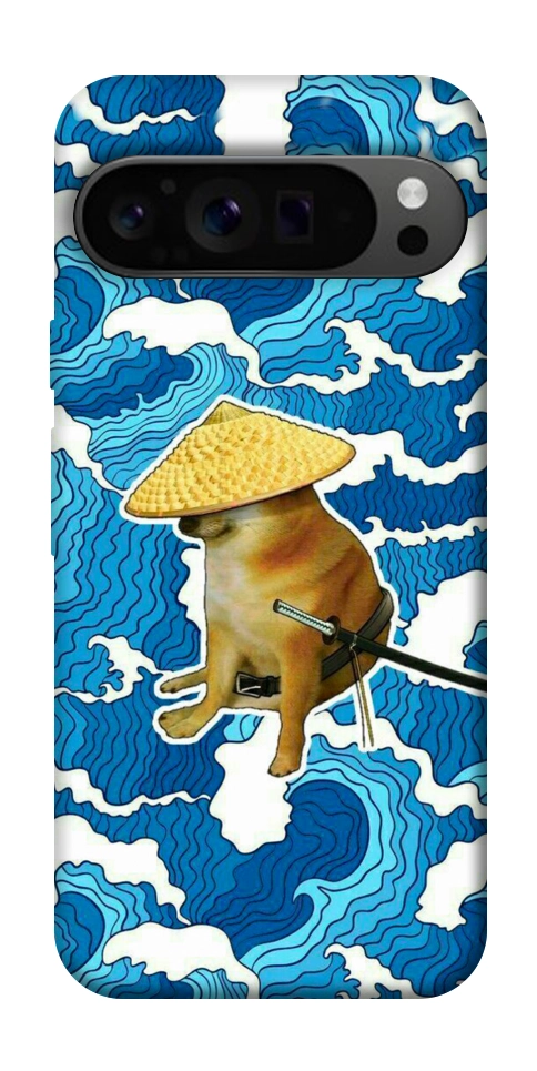 Чехол Sad dog samurai для Google Pixel 9 Pro