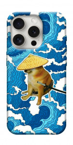 Чохол Sad dog samurai для iPhone 16 Pro Max