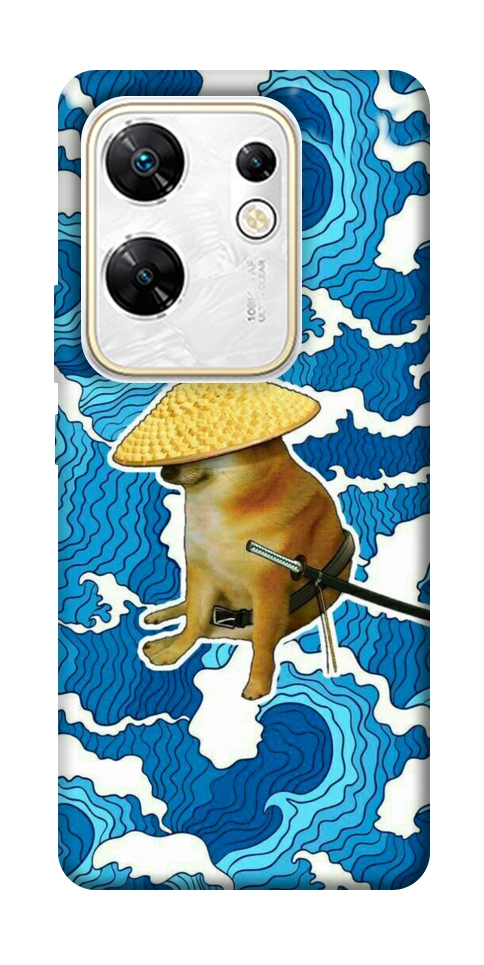 Чехол Sad dog samurai для Infinix Zero 30 4G