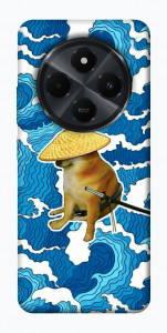 Чохол Sad dog samurai для Xiaomi Redmi 14C