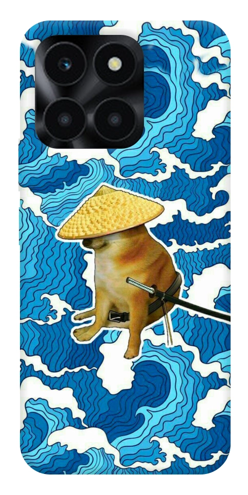 Чохол Sad dog samurai для Huawei Honor X6a