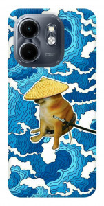 Чехол Sad dog samurai для Infinix Hot 50i