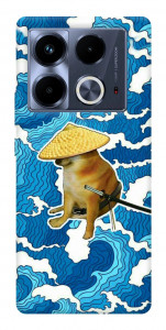 Чохол Sad dog samurai для Infinix Note 40 4G