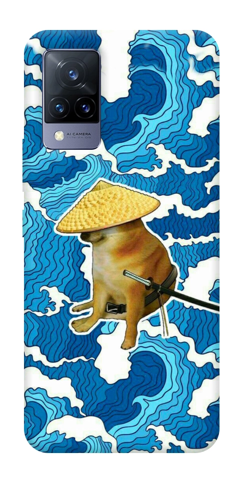 Чехол Sad dog samurai для Vivo V21