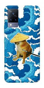 Чохол Sad dog samurai для Vivo V21