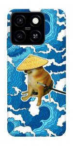 Чохол Sad dog samurai для ZTE Blade A55 4G