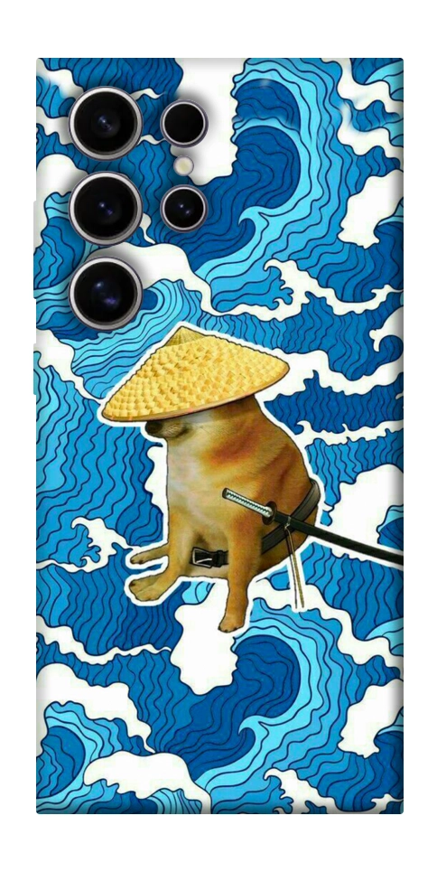Чехол Sad dog samurai для Galaxy S25 Ultra