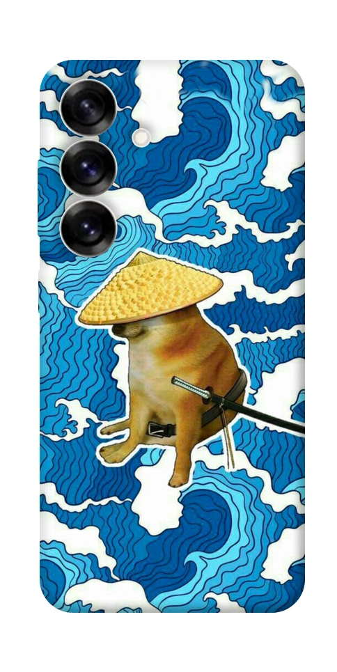 Чехол Sad dog samurai для Galaxy S25+