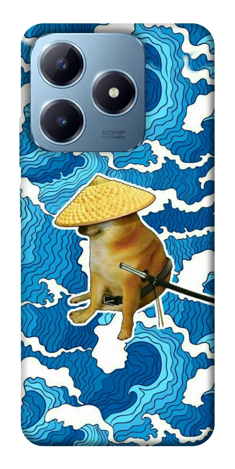 Чехол Sad dog samurai для Realme C63 4G