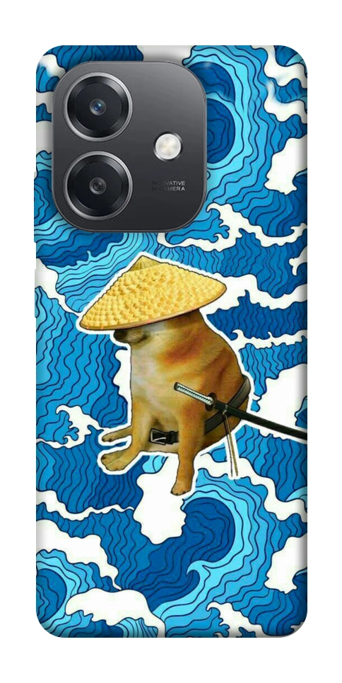 Чохол Sad dog samurai для Oppo А3х 4G